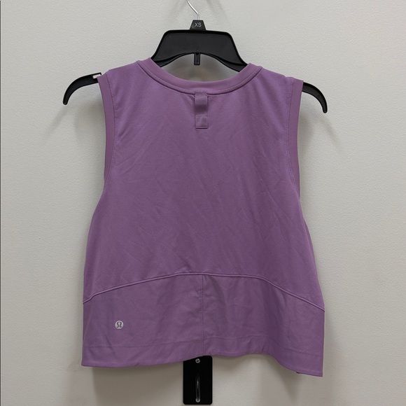 Lululemon Mesh Back Cropped Train Tank Top in Wisteria Purple Sz 8! - Picture 7 of 8